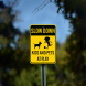 Kids & Pets at Play Slow Down Aluminum Sign (Non Reflective)