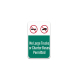 No Large Trucks Or Charter Buses Permitted Aluminum Sign (Non Reflective)