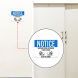 Maintain Social Distancing In Break Room Aluminum Sign (Non Reflective)