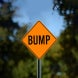 Speed Bump Aluminum Sign (Non Reflective)