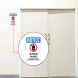 OSHA No Propane Cylinders Allowed Inside Aluminum Sign (Non Reflective)