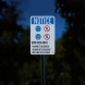 OSHA GMP Area Ahead Aluminum Sign (EGR Reflective)