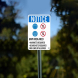 OSHA GMP Area Ahead Aluminum Sign (Non Reflective)