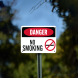 OSHA No Smoking Aluminum Sign (Non Reflective)