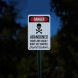 Abandoned Mines Are Deadly Aluminum Sign (EGR Reflective)