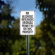 No Alcoholic Beverages Or Drugs Permitted On This Property Aluminum Sign (Non Reflective)