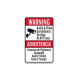 Bilingual Spanish Warning Audio & Video Surveillance Aluminum Sign (Non Reflective)