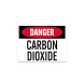 OSHA Carbon Dioxide Aluminum Sign (Non Reflective)