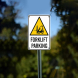 Forklift Parking Aluminum Sign (Non Reflective)