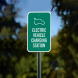 Electric Vehicle Charging Station Aluminum Sign (Non Reflective)