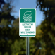 Electric Car Parking Only While Charging Aluminum Sign (Non Reflective)