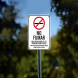 Spanish Columbia No Smoking Aluminum Sign (Non Reflective)