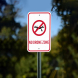 No Drone Zone Aluminum Sign (Non Reflective)