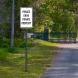 Private Drive Private Property Aluminum Sign (Non Reflective)
