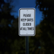 Please Keep Gates Closed At All Times Decal (EGR Reflective)