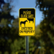 Please Close Gate Livestock On Property Aluminum Sign (Non Reflective)