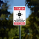 Adhere to Social Distancing Guidelines Aluminum Sign (Non Reflective)