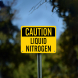 OSHA Liquid Nitrogen Aluminum Sign (Non Reflective)