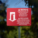 In Case Of Appliance Fire Use This Extinguisher Aluminum Sign (Non Reflective)