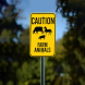 Farm Animals Aluminum Sign (Non Reflective)