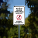 Persons Urinating In Public Will Be Prosecuted Aluminum Sign (Non Reflective)