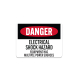 OSHA Electrical Shock Hazard Multiple Power Sources Aluminum Sign (Non Reflective)