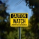 OSHA Watch Overhead Clearance Plastic Sign