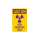 High Radiation Area Plastic Sign
