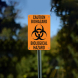 Caution Biological Hazard Plastic Sign