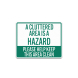 A Cluttered Area Is A Hazard Plastic Sign