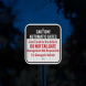 Caution Automatic Gates Aluminum Sign (EGR Reflective)