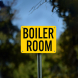 Boiler Room Plastic Sign