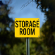 Storage Room Plastic Sign