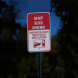 Do Not Block Driveway Aluminum Sign (HIP Reflective)