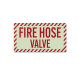 Fire Hose Valve Decal (Glow In The Dark)
