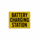 Battery Charging Station Decal (Reflective)