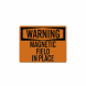 Pacemaker Magnetic Field Decal (Reflective)