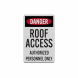 Roof Access Decal (Reflective)
