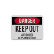 Keep Out Authorized Personnel Only Decal (Reflective)