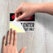 Do Not Enter Emergency Exit Decal (Reflective)