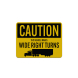 Truck Vehicle Wide Right Turns Decal (Reflective)