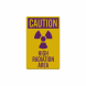 High Radiation Area Decal (Reflective)