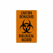 Caution Biohazard Decal (Reflective)