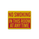 No Smoking In This Room Decal (Reflective)