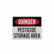 Pesticide Storage Area Decal (Reflective)