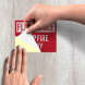 Flammable Keep Fire Away Decal (Reflective)
