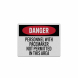OSHA Danger Personnel With Pacemaker Not Permitted Decal (Reflective)