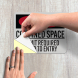 Confined Space Permit Required Decal (Reflective)