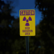 High Radiation Area Aluminum Sign (HIP Reflective)