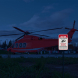 Helicopter Landing Area Aluminum Sign (EGR Reflective)
